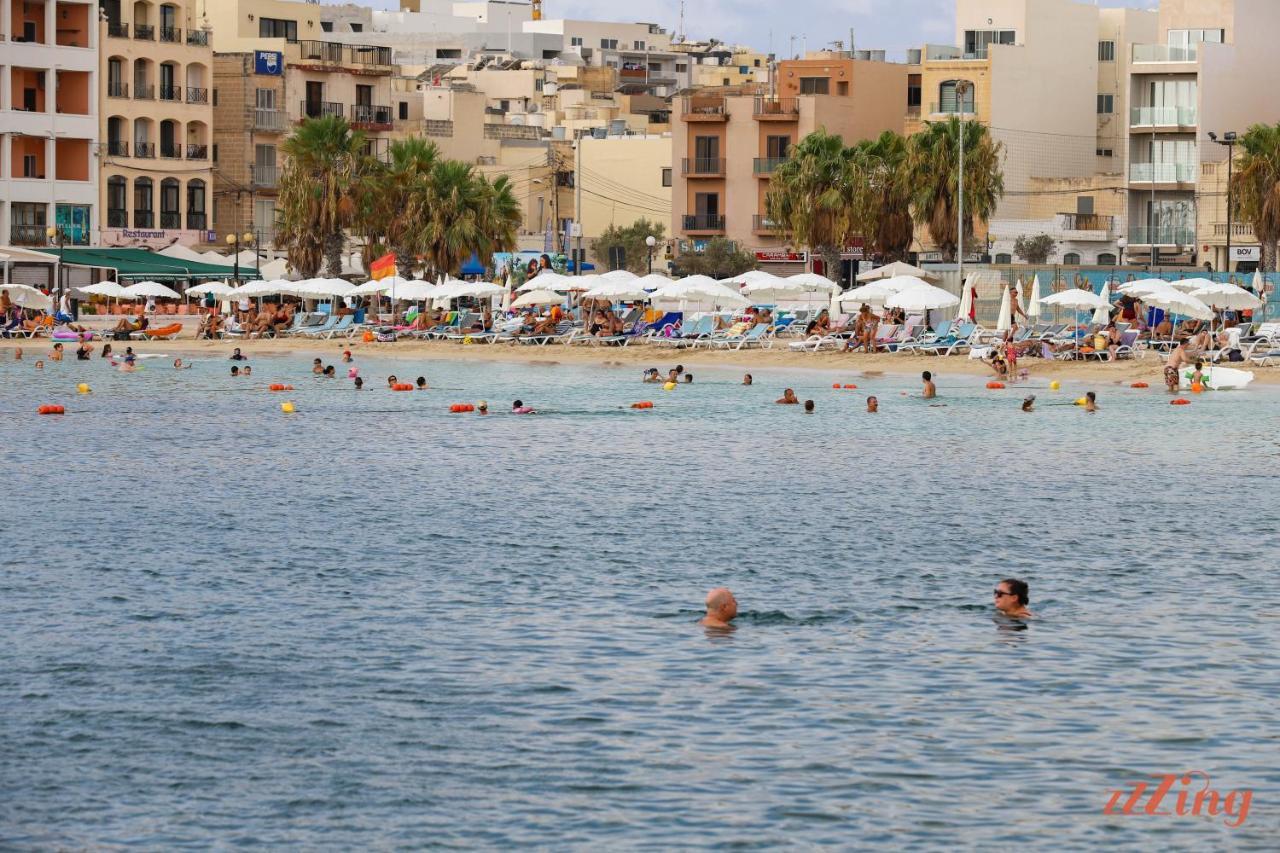 Luxurious Duplex Seafront Apt W Amazing Sea Views Birżebbuġa Eksteriør bilde